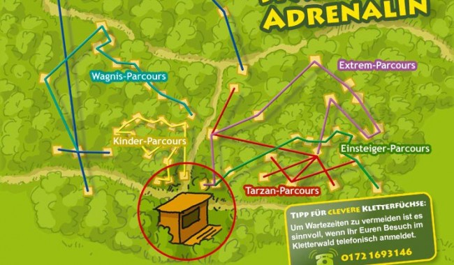 Kletterwald | Ferienhaus Lichtung